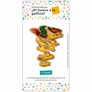 Rompecabeza Del Huevo A La Gallina